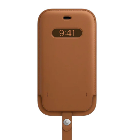 Coque en Cuir Iphone 12 / 12 Pro Bronze (Apple)