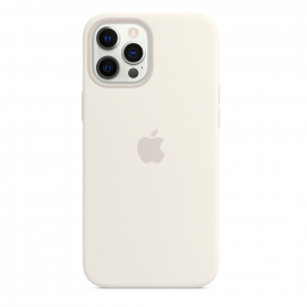 Coque en Silicone Iphone 12 Blanc Pro Max (Apple)