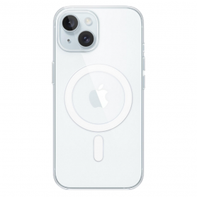 Coque en Silicone Pour Iphone 15 Plus Transparente (Apple)